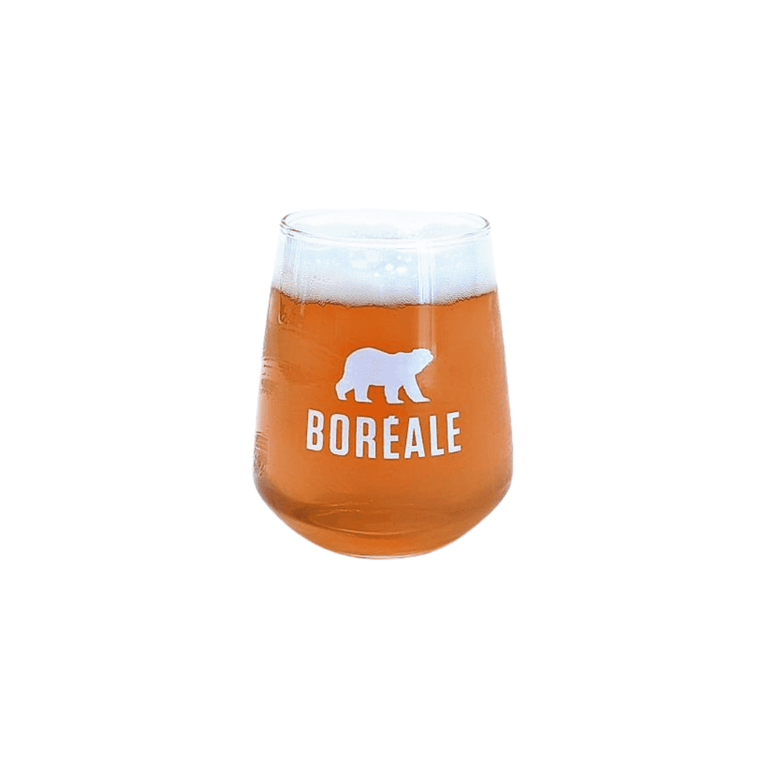 Verre contea plein